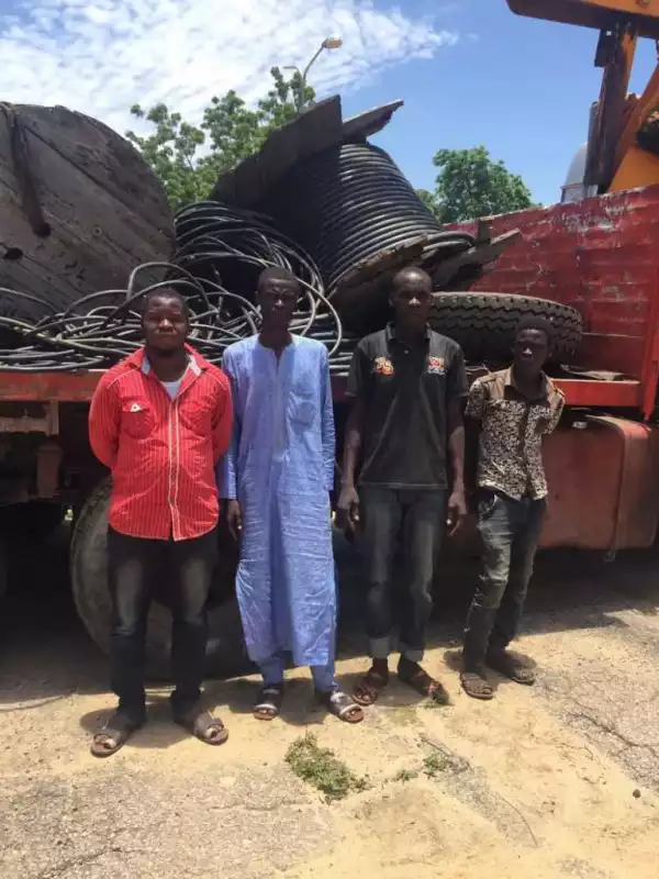 Troops arrest corper, undergraduates, others for destroying national assets in Borno [PHOTOS]